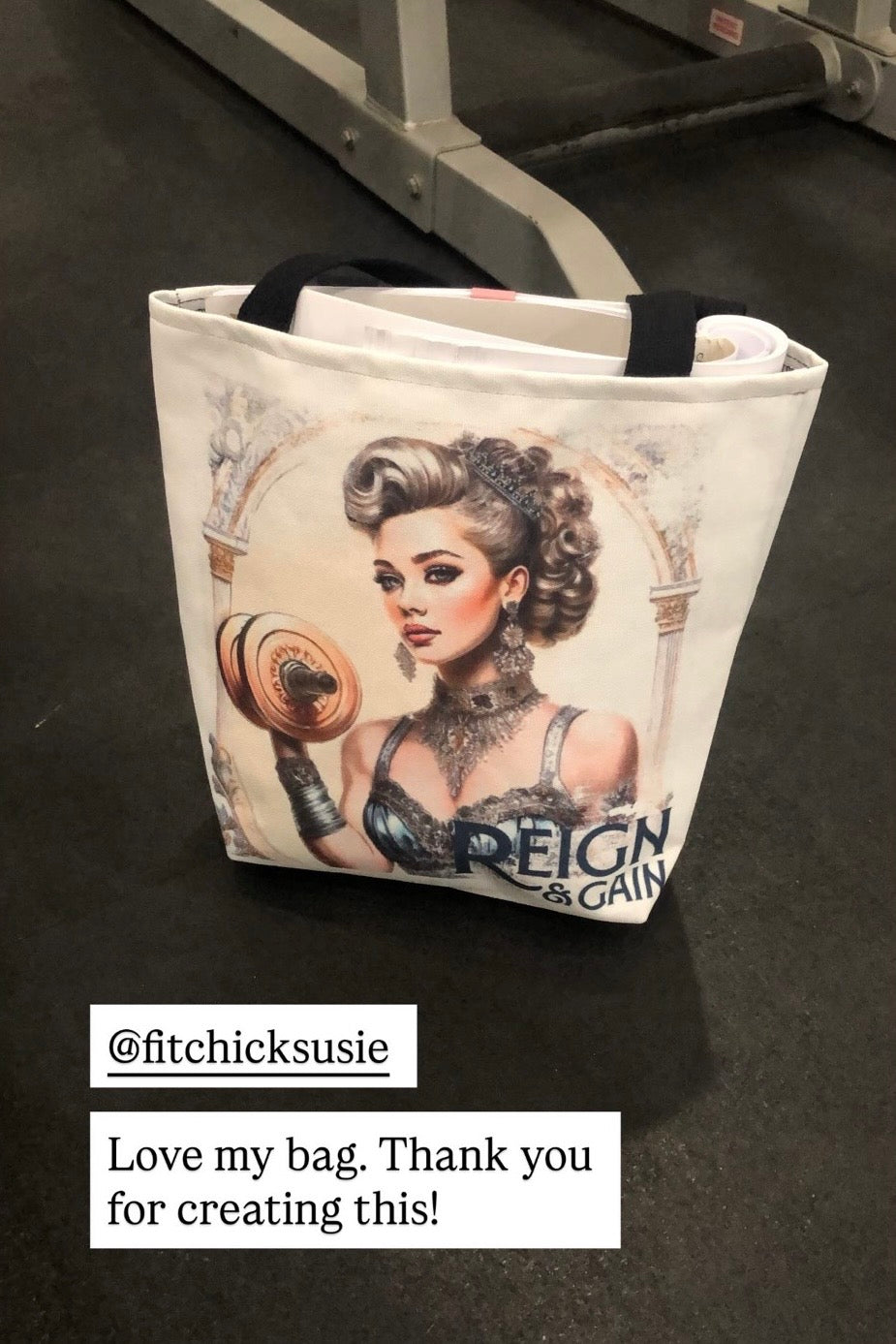 Reign & Gain Tote Bag (Sapphire)